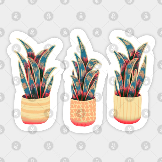 A Succulent of a Different Color Sticker by CandiOldfield